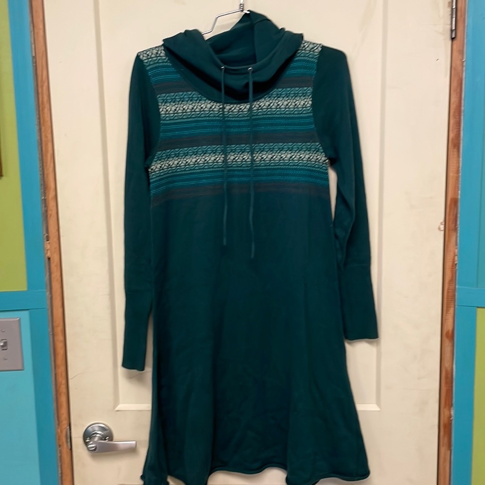 Prana Hooded Sweater Dress